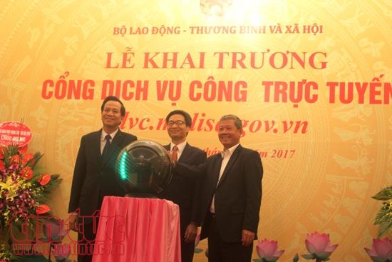 Bộ LĐTBXH khai trương Cổng dịch vụ công trực tuyến ảnh 1